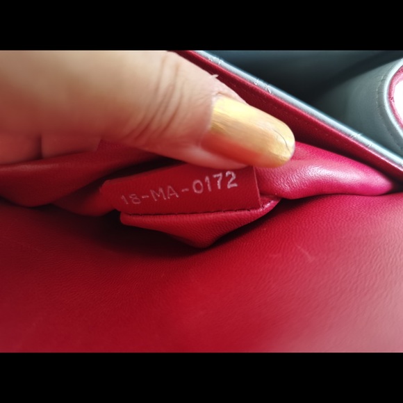 Dior Red Cannage Leather Medium Miss Dior Flap - Picture 9 of 11